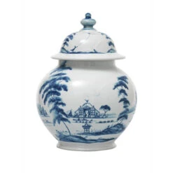 Juliska Country Estate Delft Blue Medium Lidded Ginger Jar