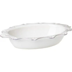 Juliska Berry And Thread Sm Oval Baker Whitewash