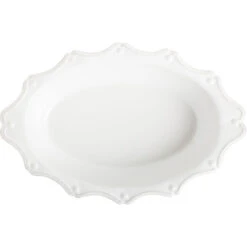Juliska Berry And Thread Lg Oval Baker Whitewash
