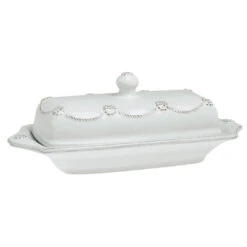 Juliska Berry And Thread Butter Dish Whitewash