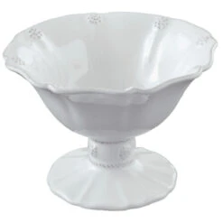 Juliska Berry And Thread Sm Footed Compote Whitewash