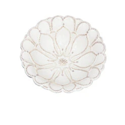 Juliska Jardins Du Monde Whitewash 6" Blossom Bowl