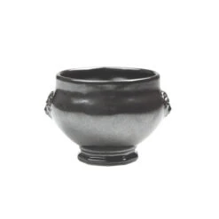Juliska Pewter Stoneware Footed Soup Bowl