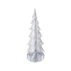 Simon Pearce Vermont Silver Leaf Evergreen 18" Tree