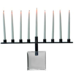 Simon Pearce Woodbury Menorah