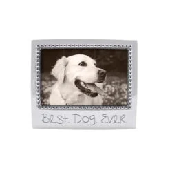 Mariposa "Best Dog Ever" Beaded Statement Frame