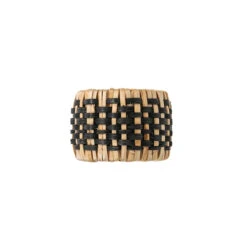 Juliska Woven Black Napkin Ring