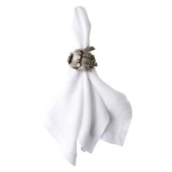 Juliska Feather Napkin Ring Espresso
