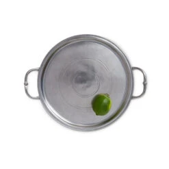 Match Small Round Tray With Handles