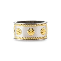 Juliska Berry And Thread Bright Satin/Gold Napkin Ring